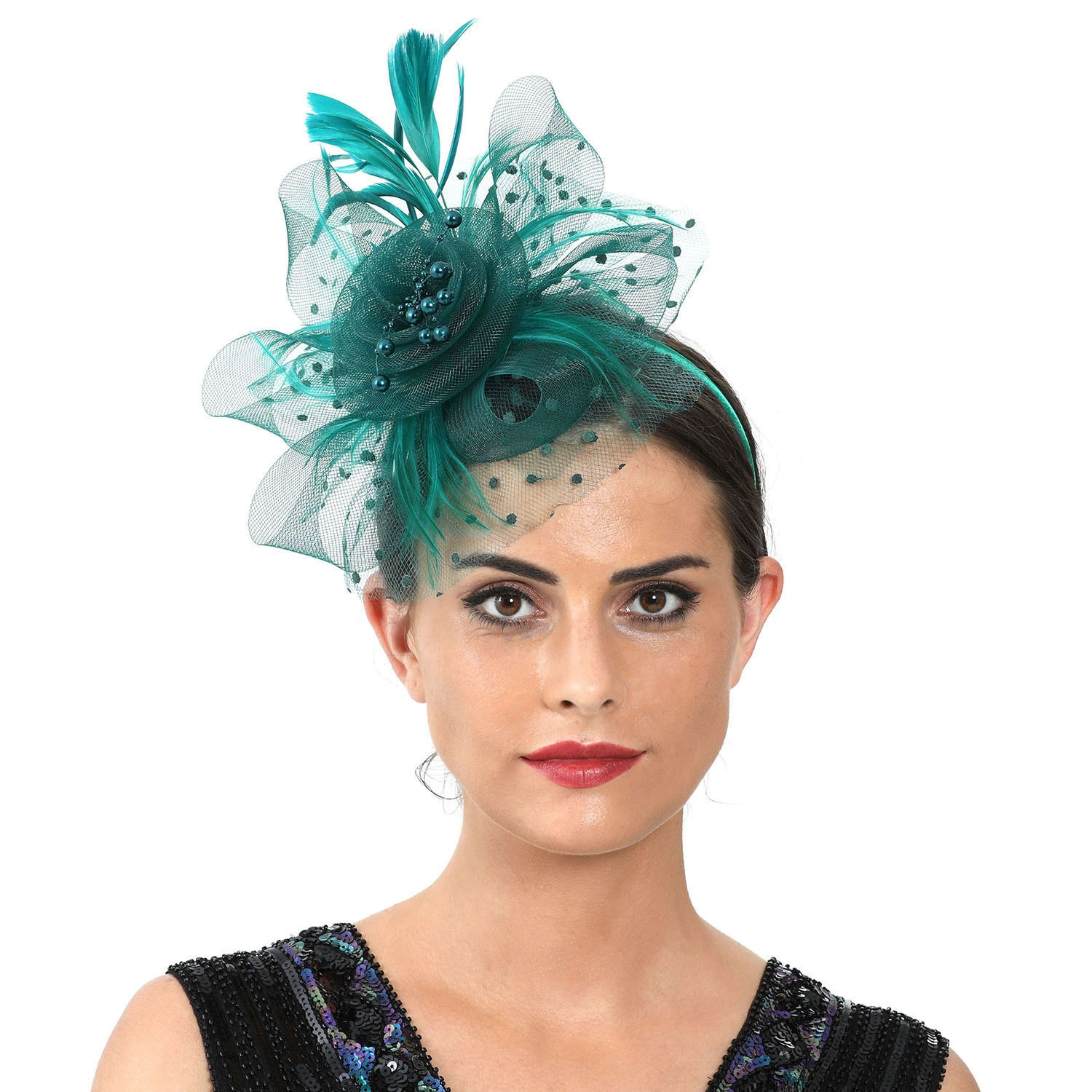 Women'S Fashion Kentucky Derby - Elegant Fascinator Headwear Women Cocktail Tea