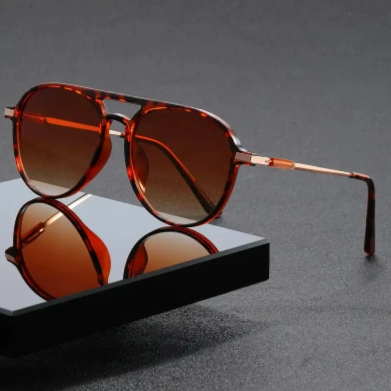 Women'S Fashion Eyeglasses - 1pcs Vintage Pilot Sunglasses Women Men