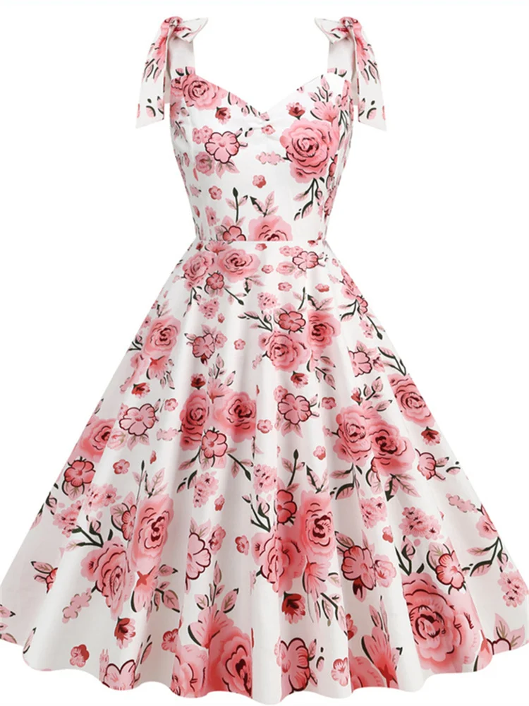 Women'S Fashion In The 60S - 2024 New Fashion Women Summer Dress