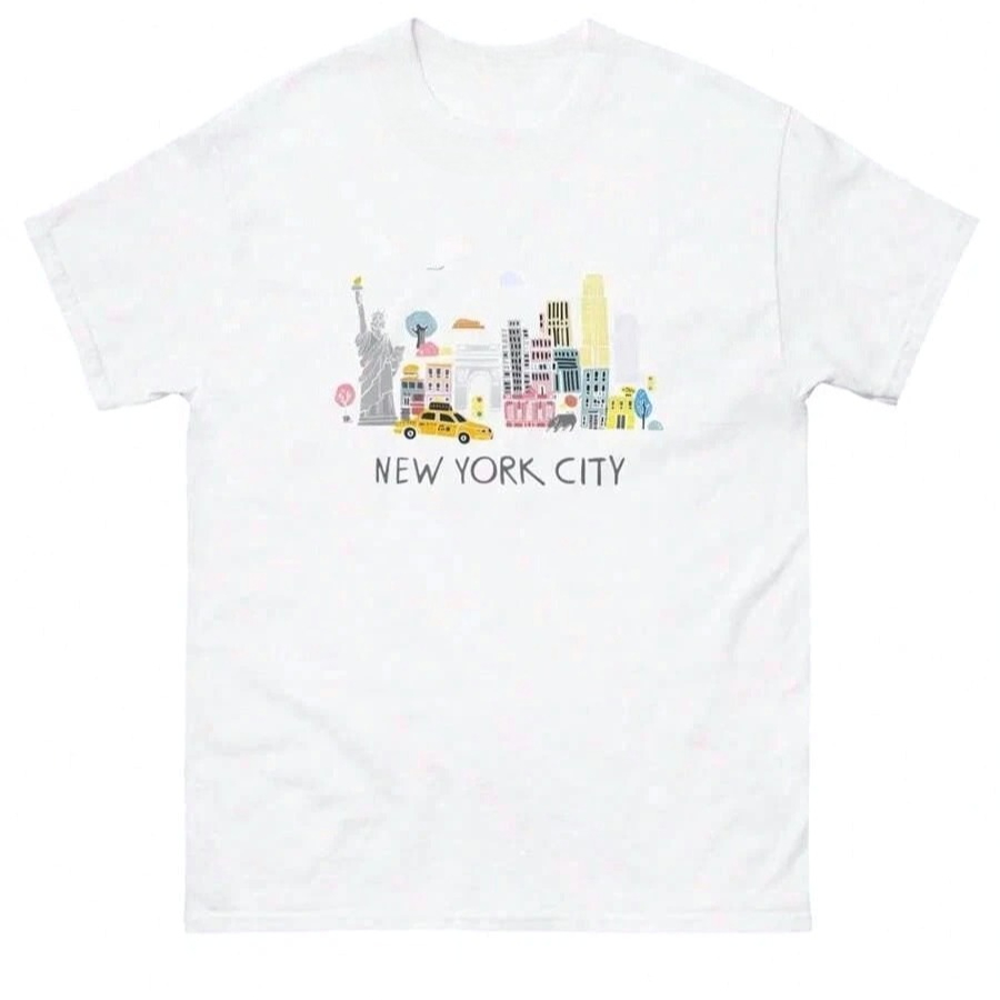 Women'S Fashion York - Summer Fashion Design Fun Printed T-shirts