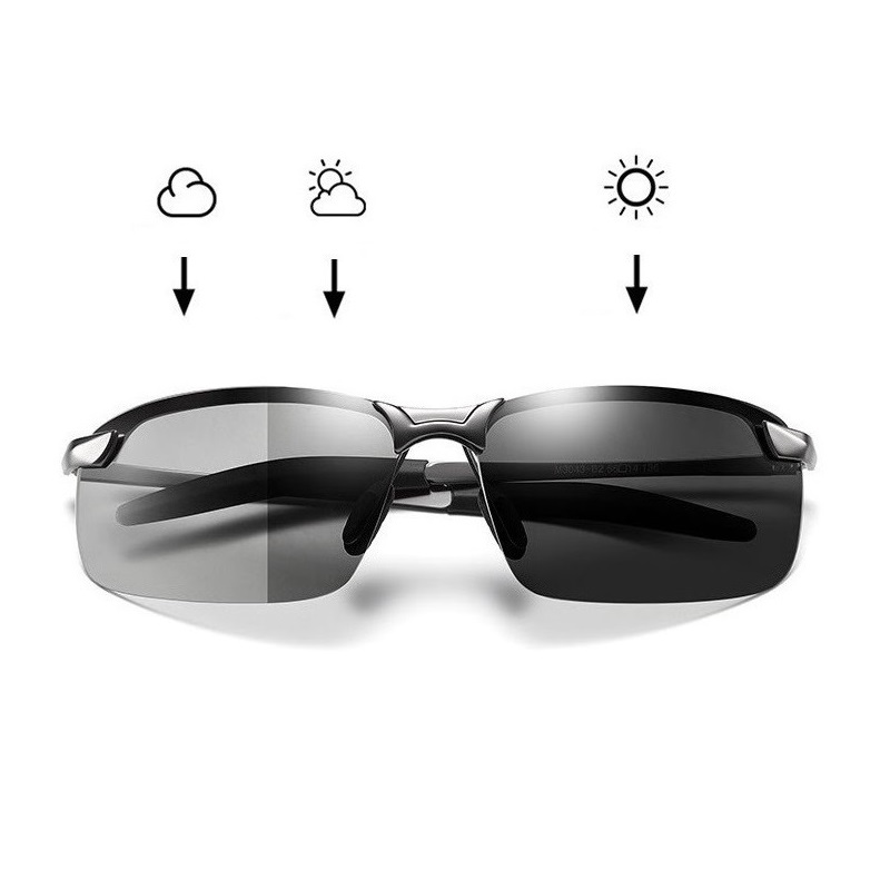 Women'S Fashion Eyeglasses - Classic Photochromic Sunglasses Men Polarized Driving