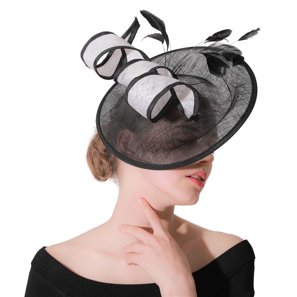 Women'S Fashion Kentucky Derby - Black Kentucky Derby Fascinator Hat For