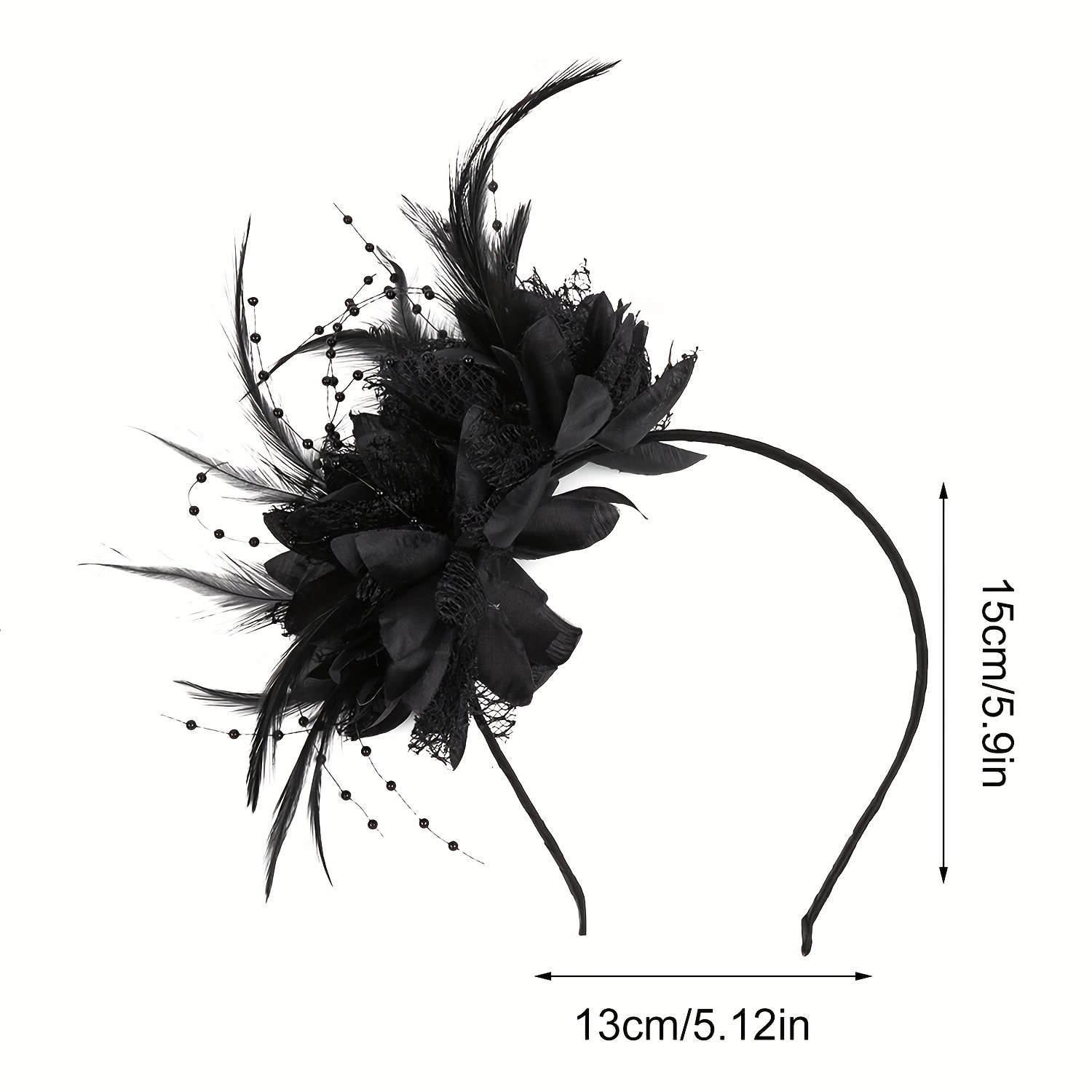 Women'S Fashion Kentucky Derby - 1pc Fascinator Hats For Women Feather