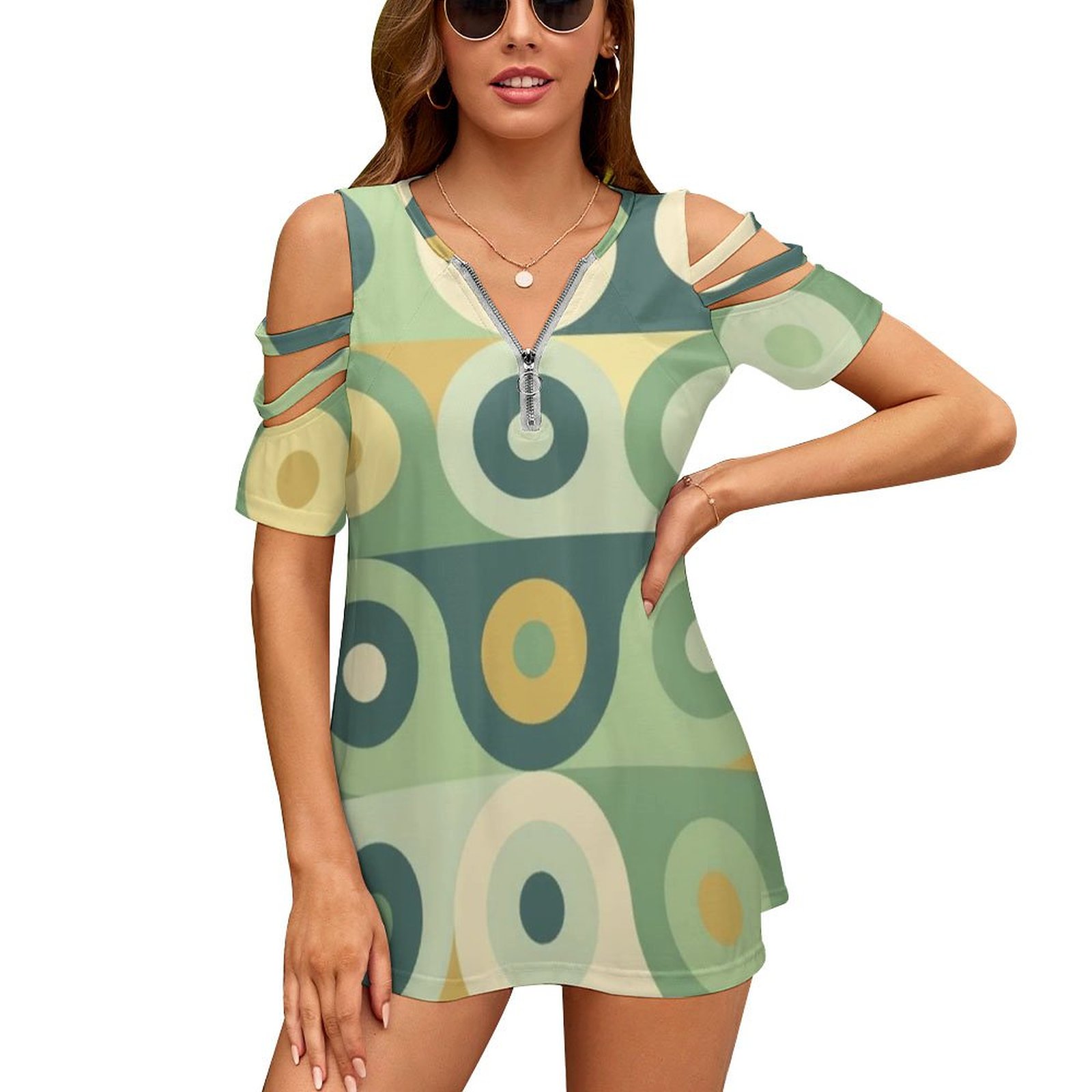 Groovy 70's Pattern Women Zipp - огляд і ціна Women'S Fashion In The 60S