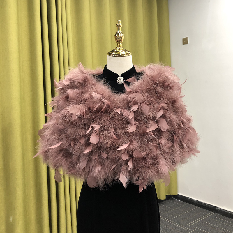 Women's shawl, real fur cape,  - огляд і ціна Turkey Women Fashion
