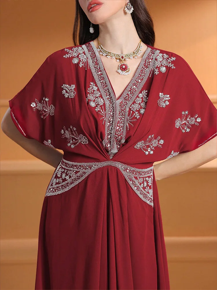 Fashion Women V-Neck Long Dres - огляд і ціна Turkey Women Fashion