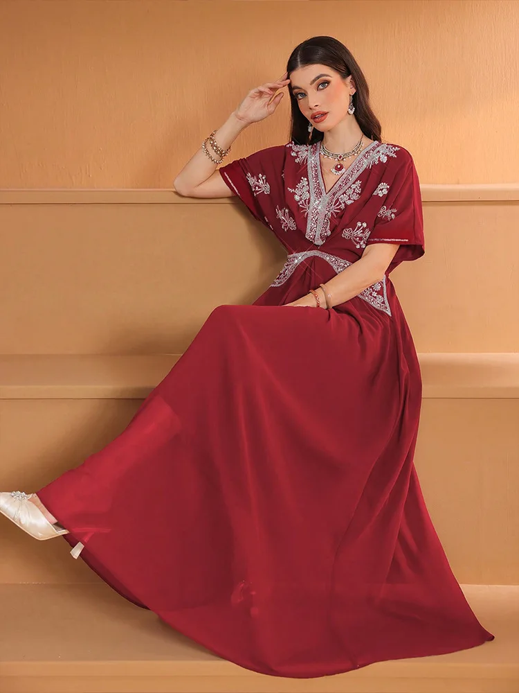 Fashion Women V-Neck Long Dres - огляд і ціна Turkey Women Fashion