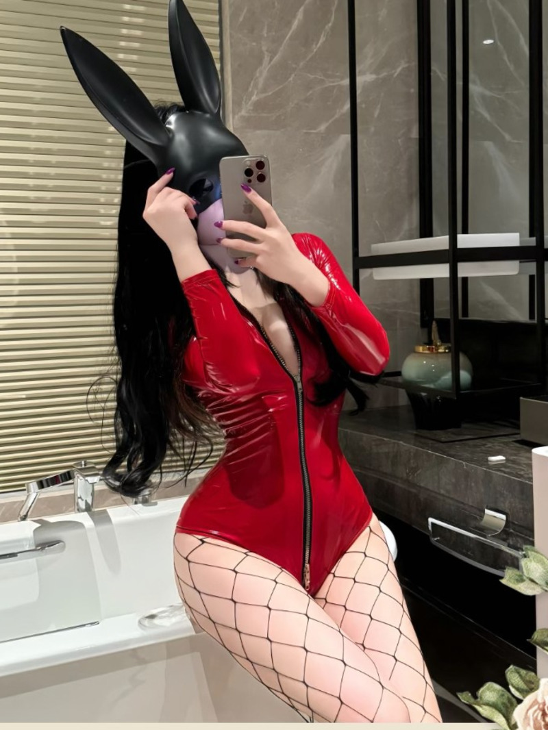 Sexy Patent Leather Bodysuit Z - огляд і ціна Women'S Fashion Pajamas
