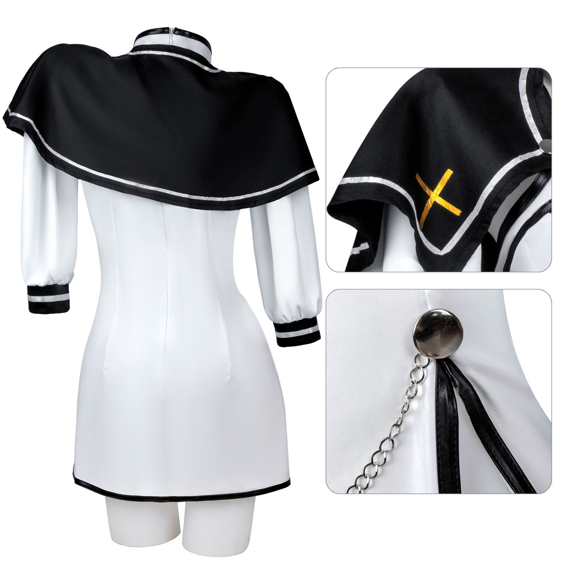 Game Baptismal Priest Cosplay  - огляд і ціна Bodycon Dress Women