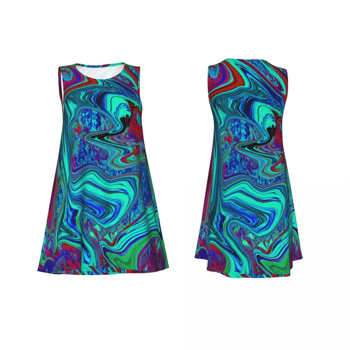 Retro 60s Ar Dress Groovy Abst - огляд і ціна Women'S Fashion In The 60S
