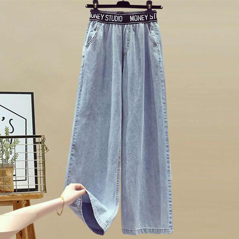 2025 Summer New Stitched Chiff - огляд і ціна Wide Leg Palazzo Pants