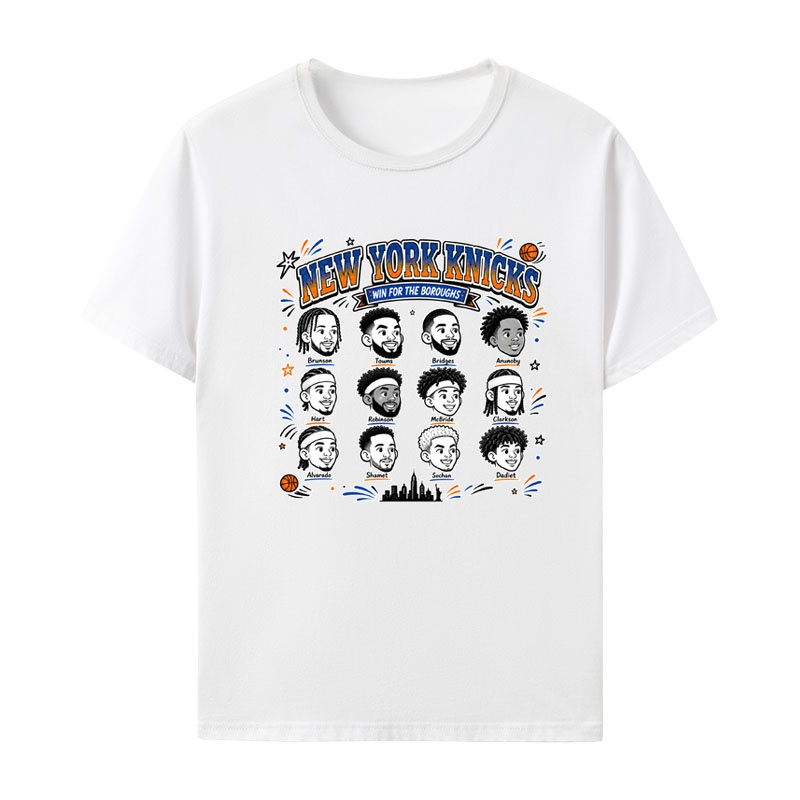 New York Knicks Lineup T-shirt - огляд і ціна Women'S Fashion York