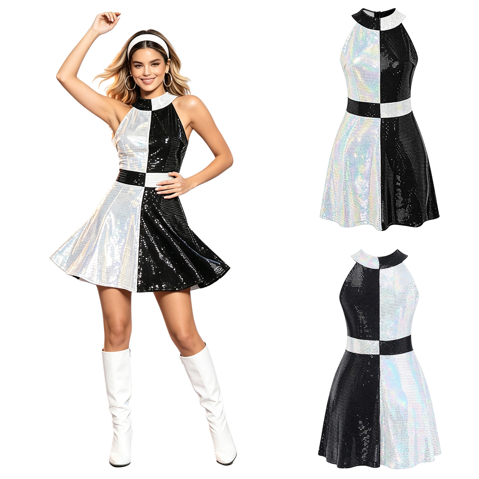 Women 60s Disco Swinging Dress - огляд і ціна Women'S Fashion In The 60S