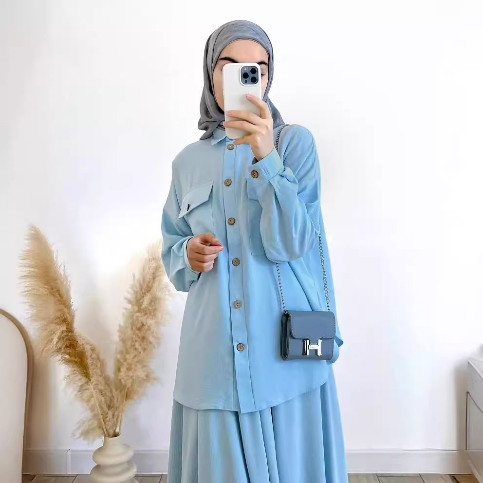 2-Piece Long Sleeve Shirt and  - огляд і ціна Turkey Women Fashion