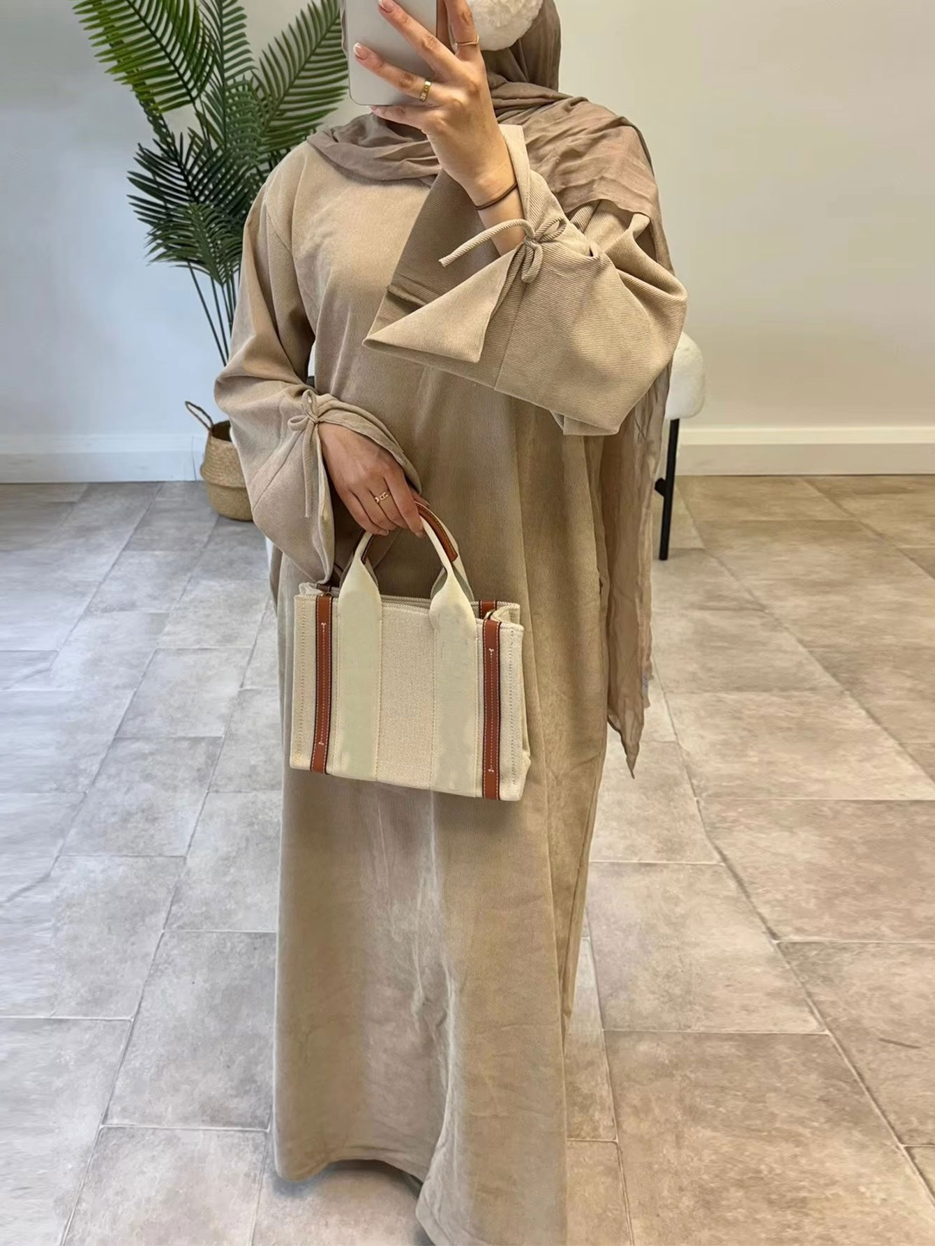 Ramadan Bow-knot Dubai Abaya D - огляд і ціна Turkey Women Fashion