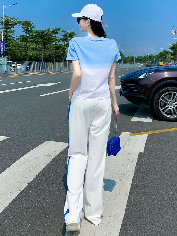 Summer high-end fashion color  - огляд і ціна Wide Leg Palazzo Pants