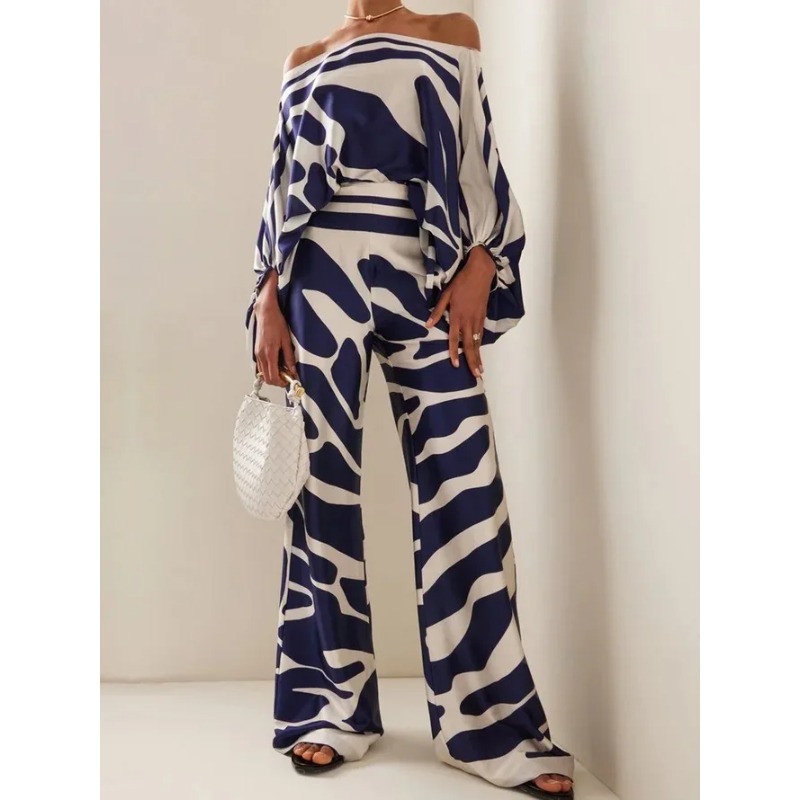 Women Satin Print Pajamas Suit - огляд і ціна Women'S Fashion Pajamas
