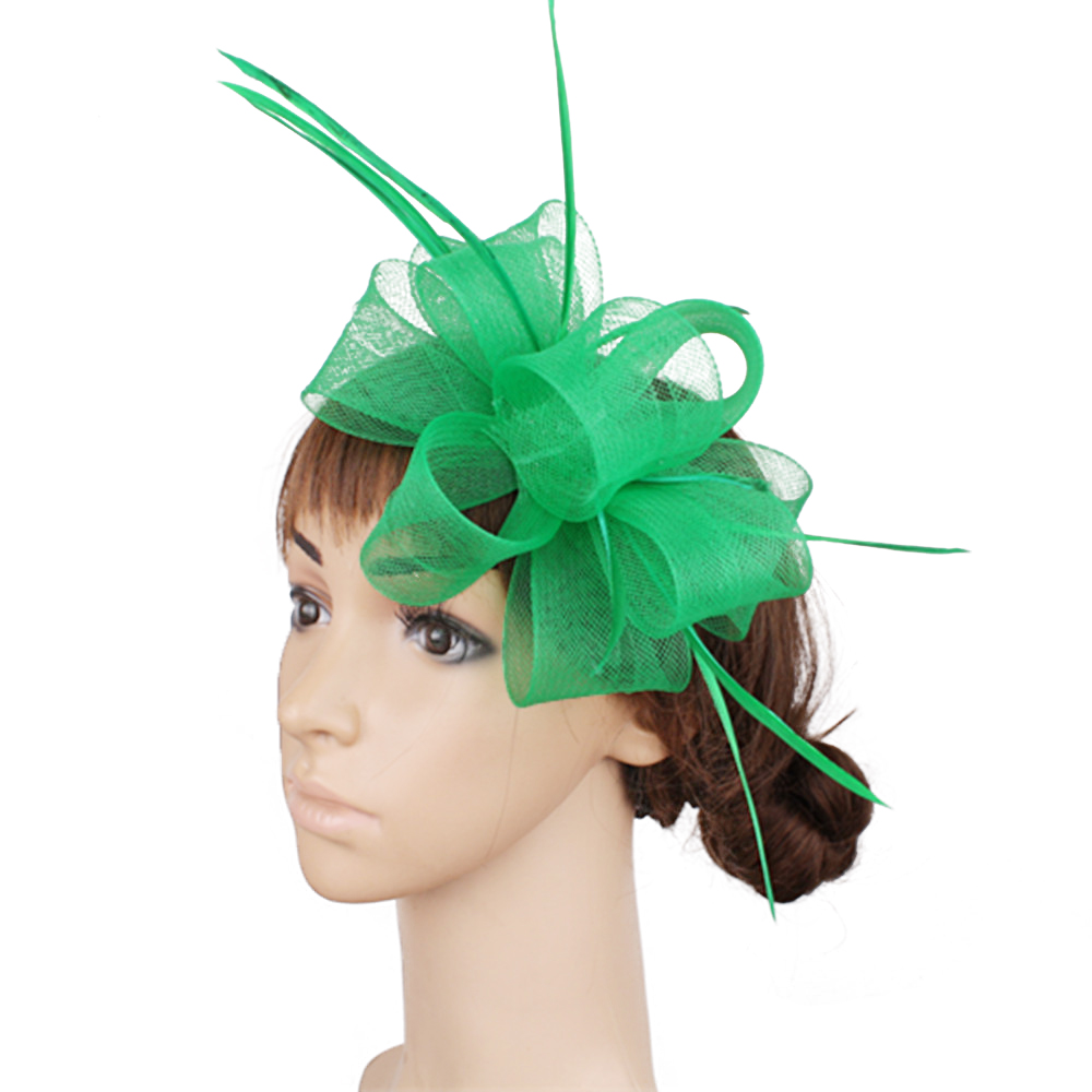 Feathers Ribbon Fascinator Hat - огляд і ціна Women'S Fashion Kentucky Derby