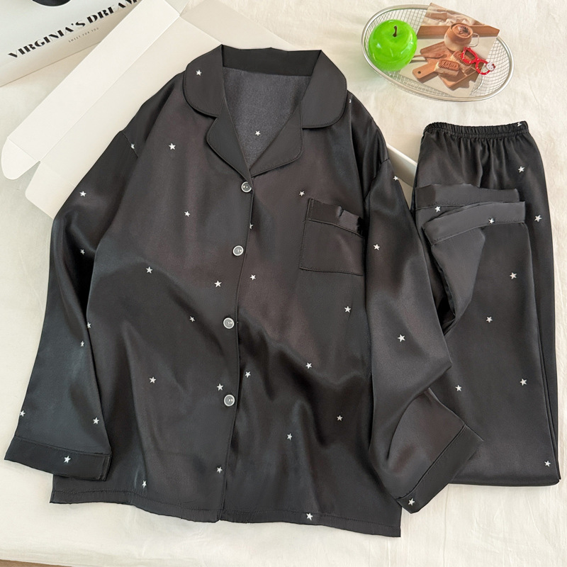 Fashionable Simple Star Black  - огляд і ціна Women'S Fashion Pajamas