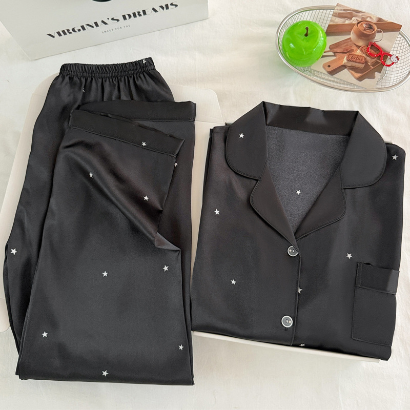 Fashionable Simple Star Black  - огляд і ціна Women'S Fashion Pajamas