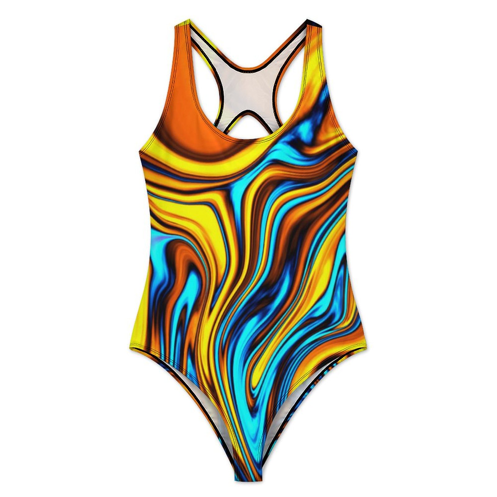 Golden Retro 60s Swimsuit Abst - огляд і ціна Women'S Fashion In The 60S