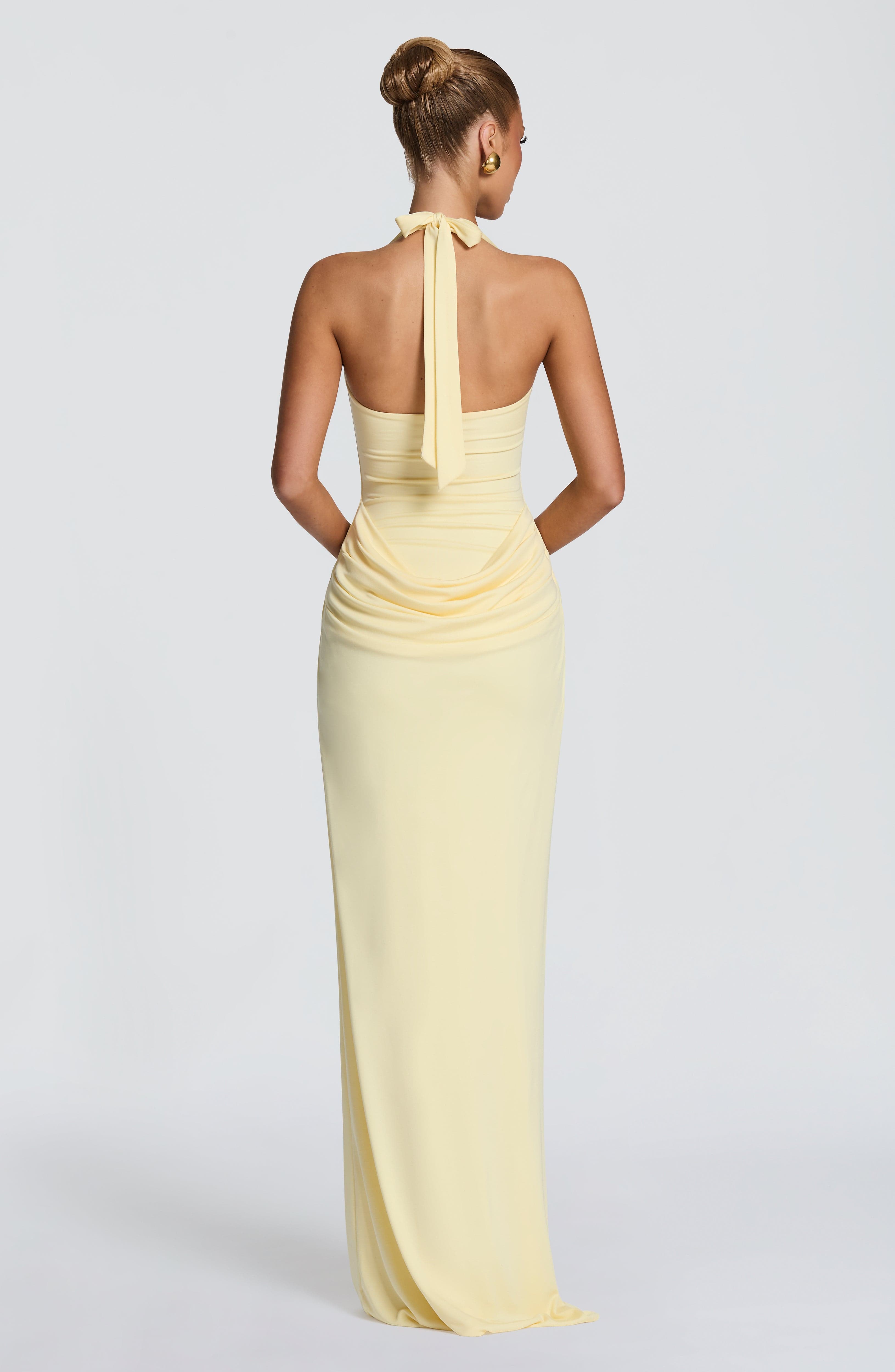 Halter Square Neck Maxi Dress  - огляд і ціна Bodycon Dress Women