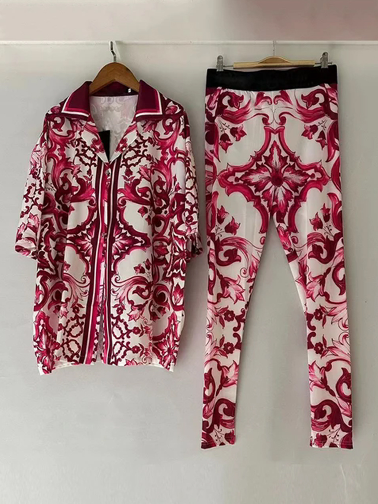 Designer retro geometric print - огляд і ціна Women'S Fashion Pajamas