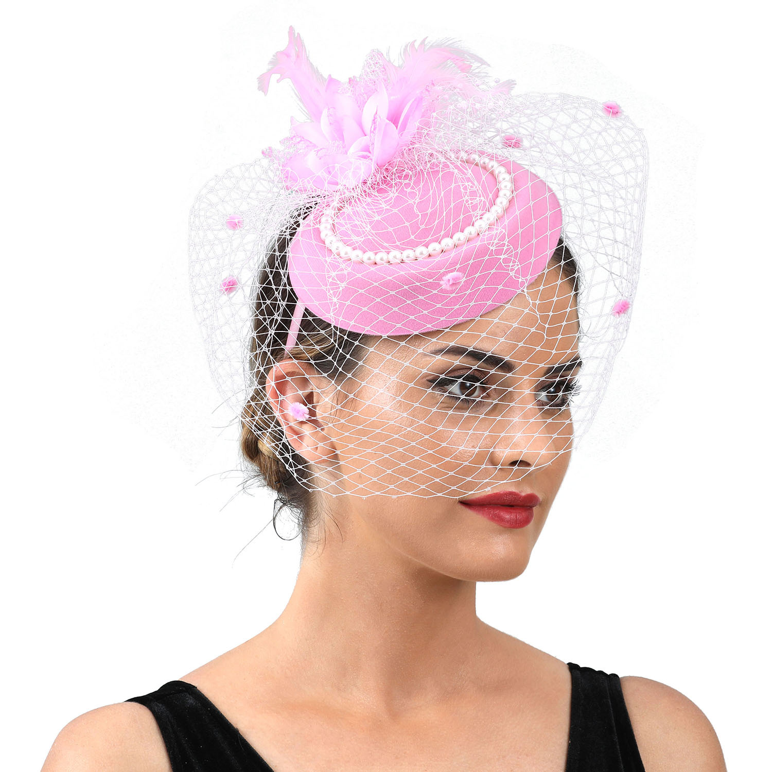 Women Feather Fascinator Hat w - огляд і ціна Women'S Fashion Kentucky Derby