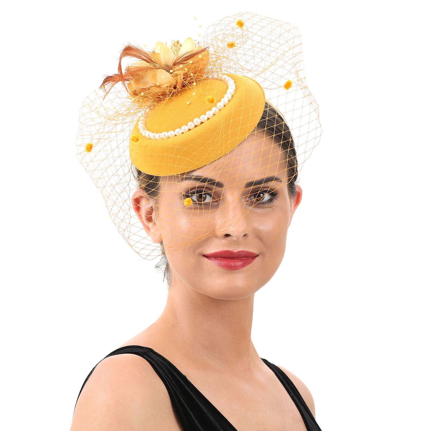 Women Feather Fascinator Hat w - огляд і ціна Women'S Fashion Kentucky Derby