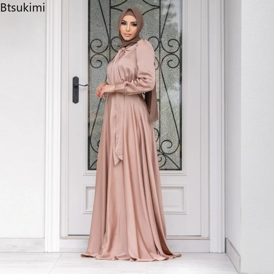 Elegant Satin Dress for Women  - огляд і ціна Turkey Women Fashion