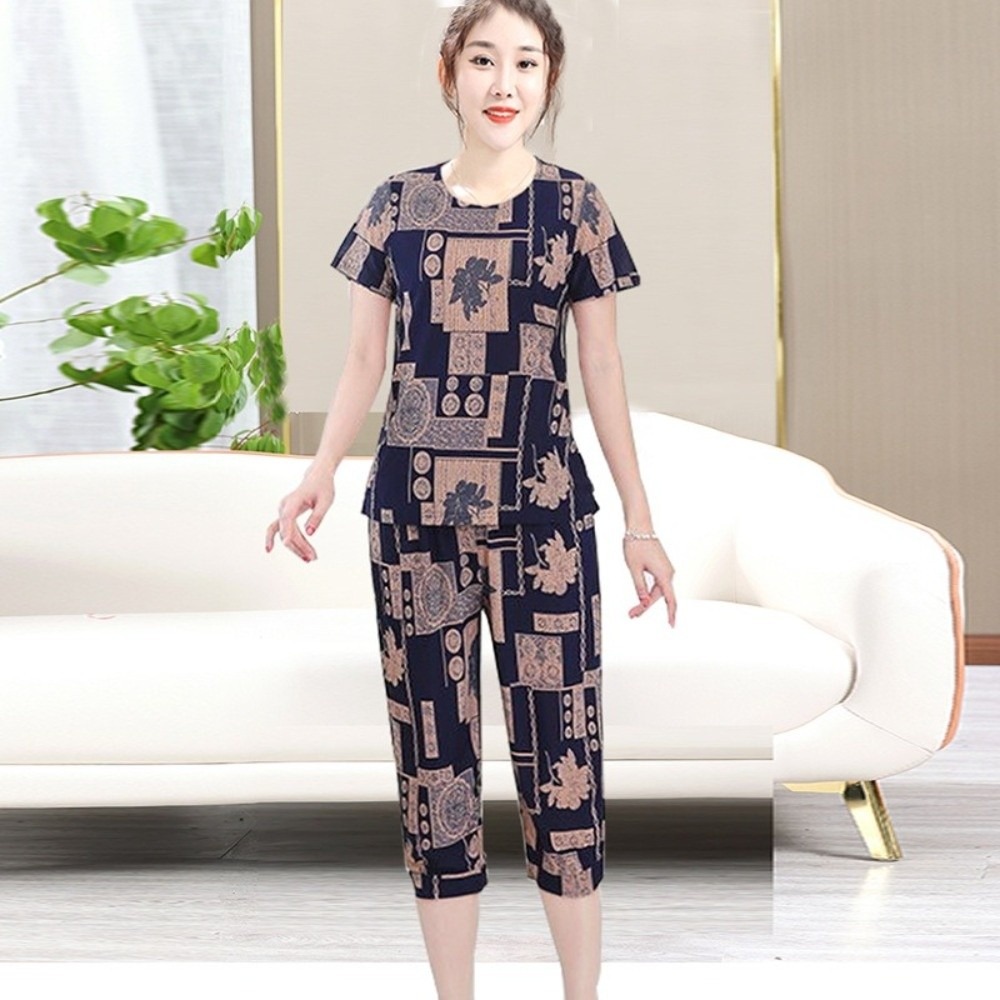 Fashion Plus Size Elderly T-sh - огляд і ціна Women'S Fashion Pajamas