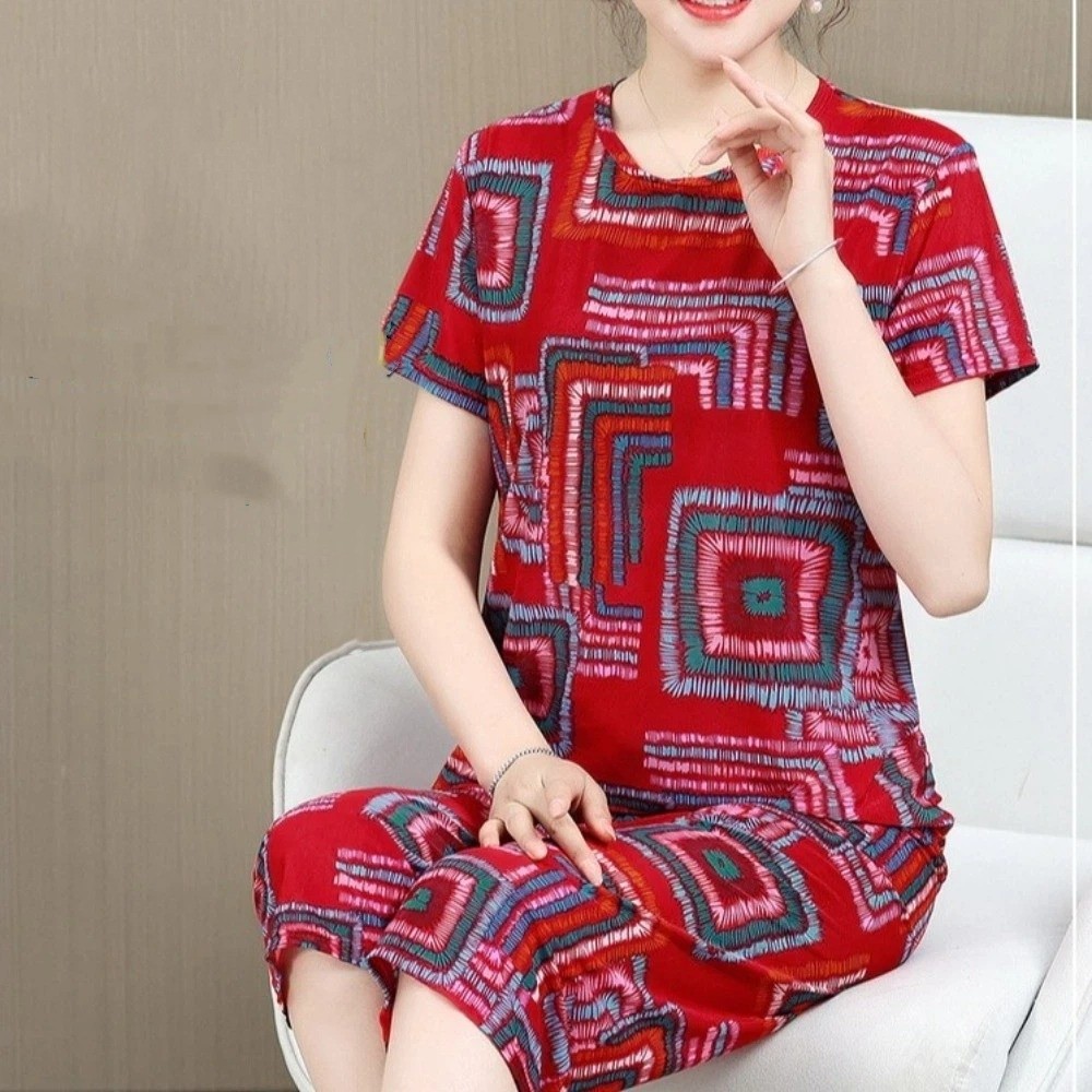 Fashion Plus Size Elderly T-sh - огляд і ціна Women'S Fashion Pajamas