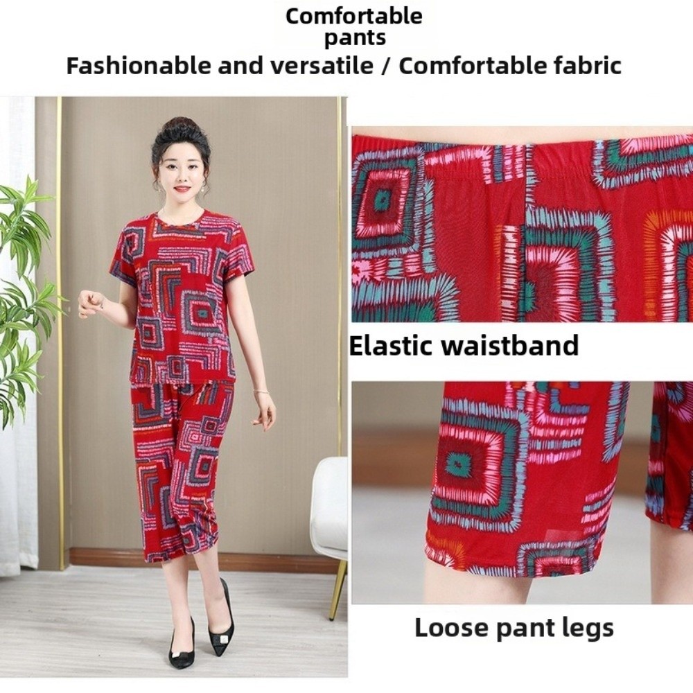 Fashion Plus Size Elderly T-sh - огляд і ціна Women'S Fashion Pajamas